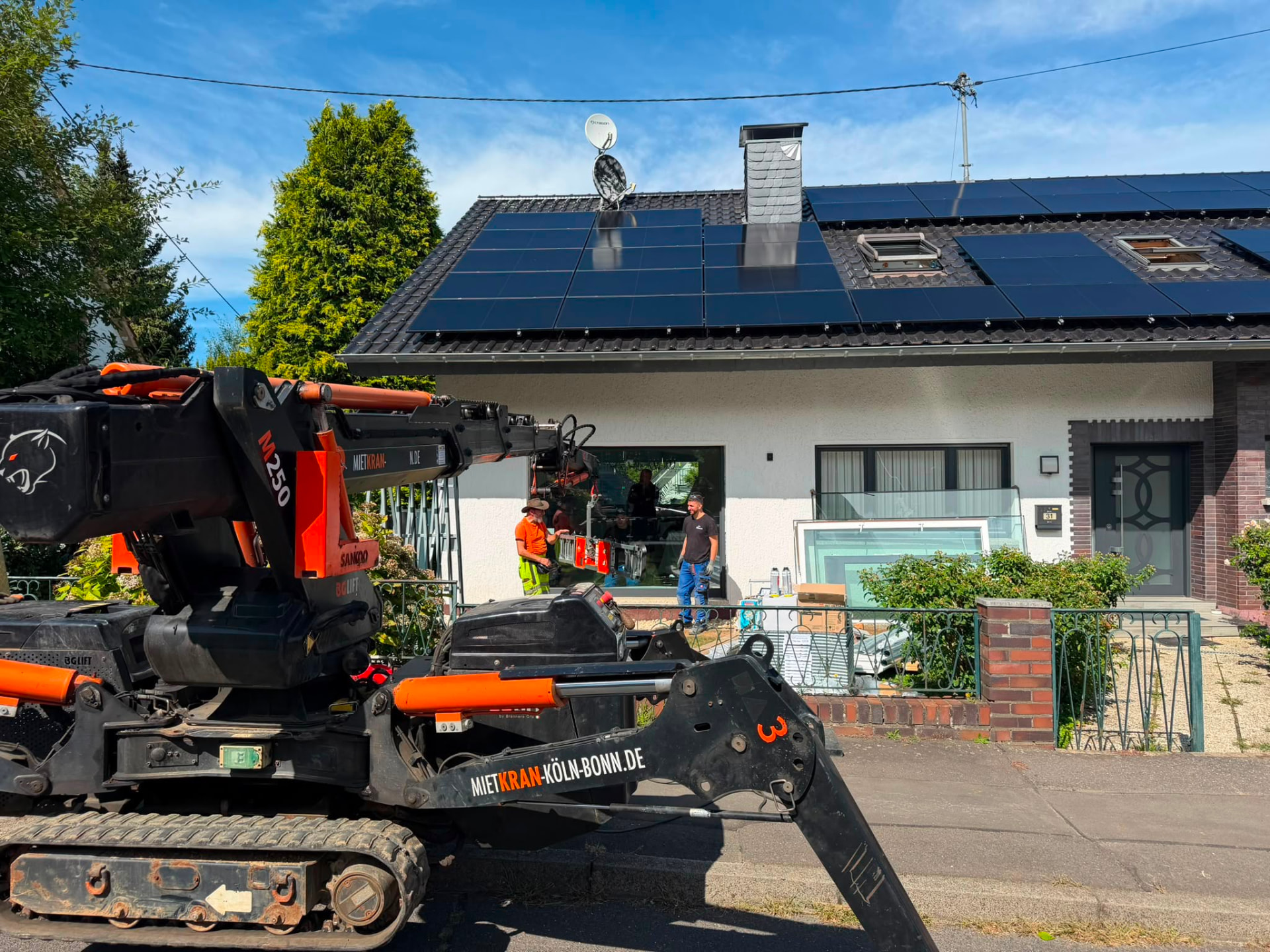 Neue Fensterfront für einen Bungalow